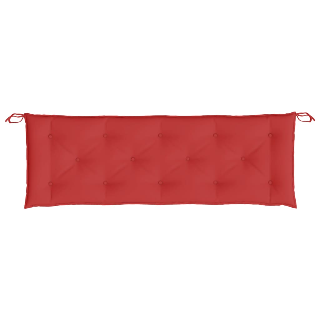 Cuscino per Panca Rosso 150x50x7 cm in Tessuto Oxford - homemem39