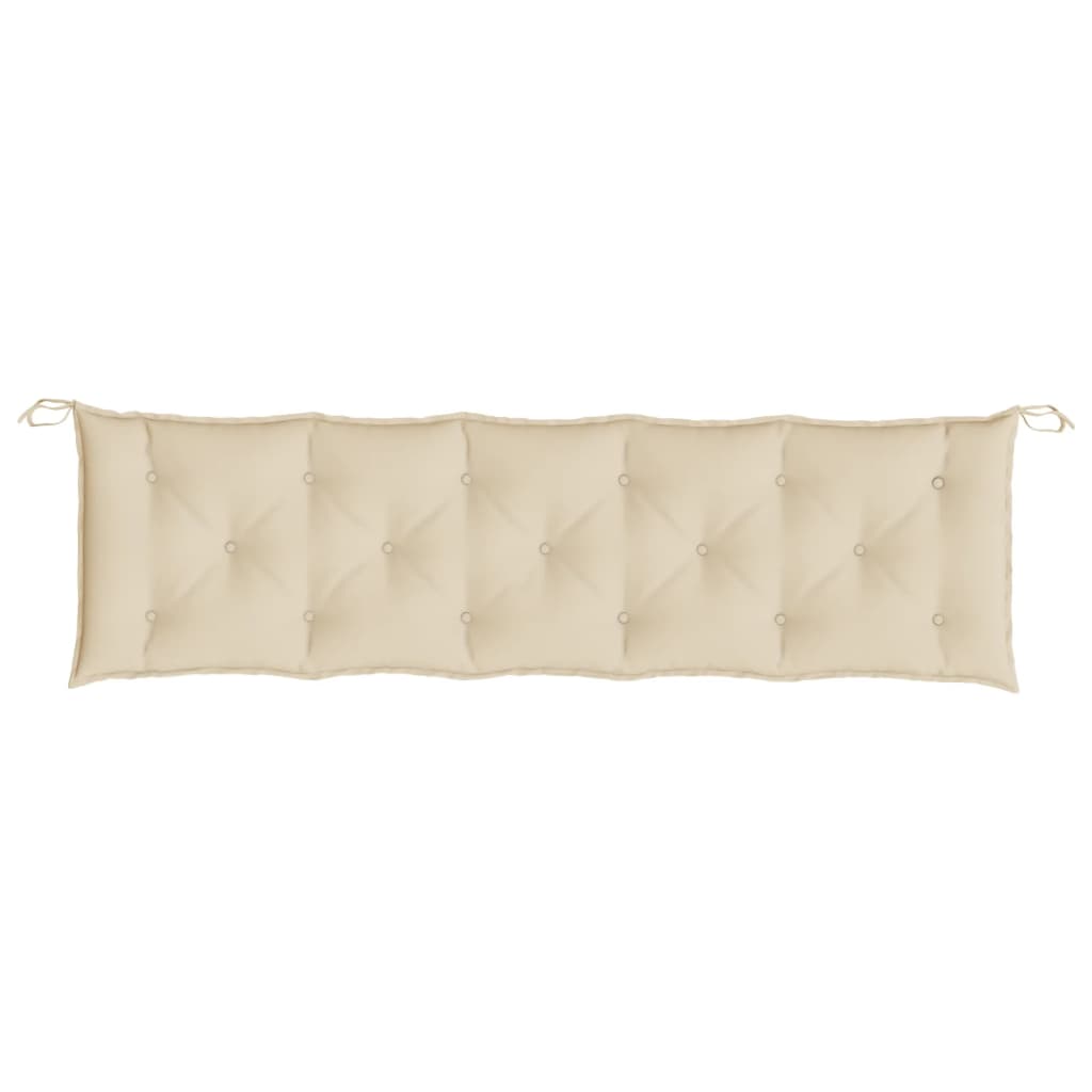 Cuscino per Panca Beige 180x50x7 cm in Tessuto Oxford - homemem39