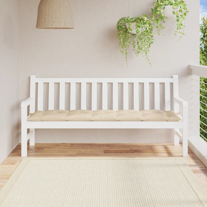 Cuscino per Panca Beige 180x50x7 cm in Tessuto Oxford - homemem39