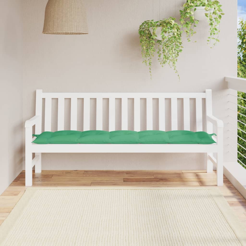 Cuscino per Panca Verde 180x50x7 cm in Tessuto Oxford - homemem39