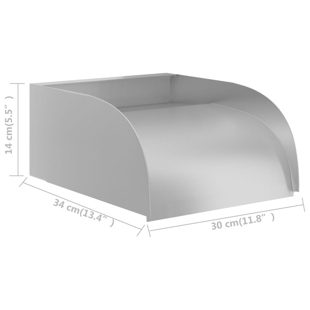 Cascata 30x34x14 cm in Acciaio Inox 304 - homemem39