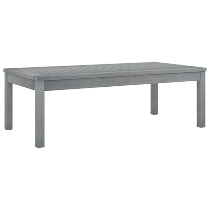 Set Divani da Giardino 5 pz con Cuscini in Legno Acacia Grigio - homemem39