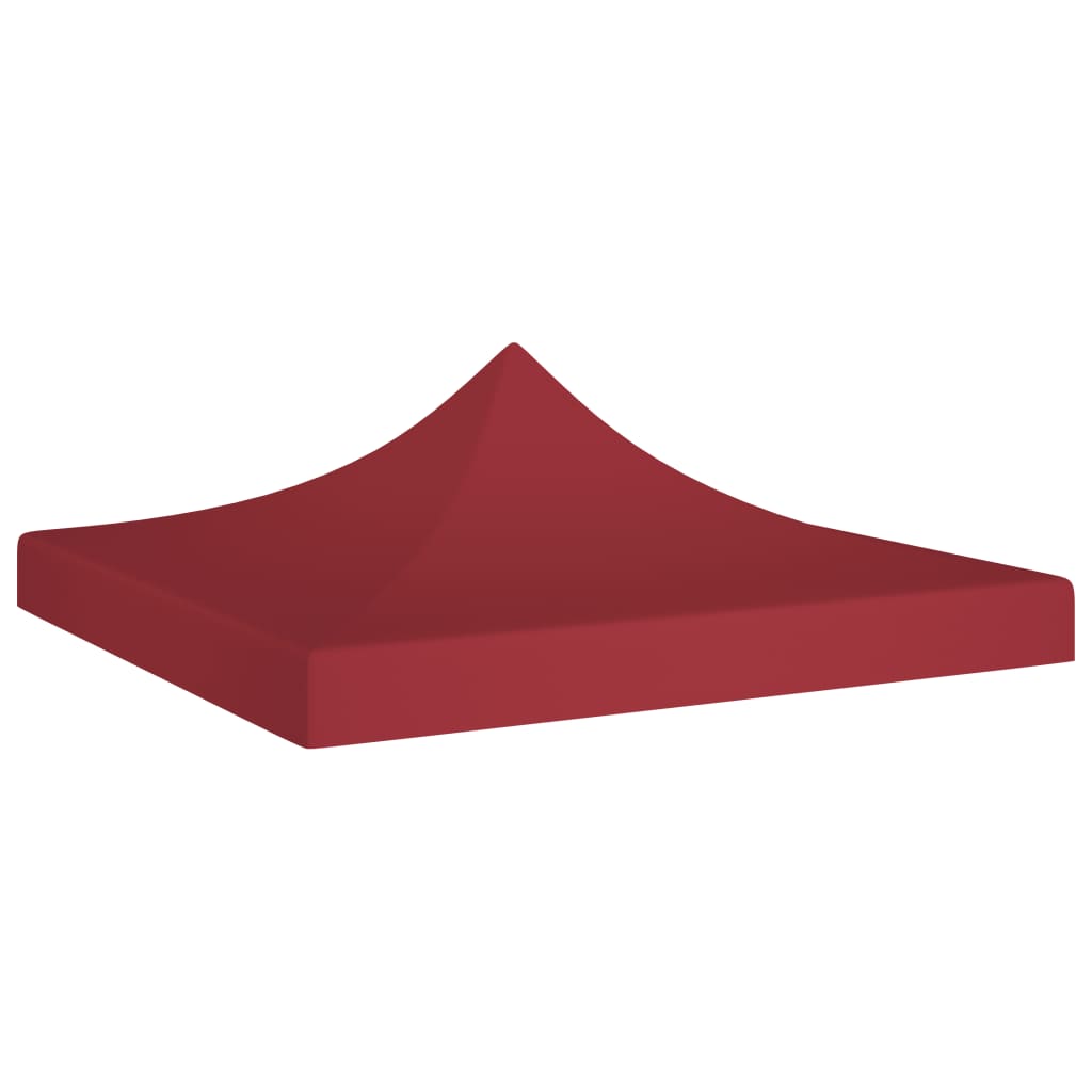 Tetto per Tendone per Feste 3x3 m Rosso Borgogna 270 g/m² - homemem39