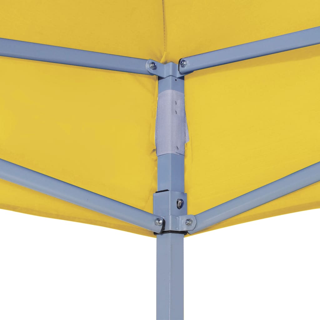 Tetto per Tendone per Feste 3x3 m Giallo 270 g/m² - homemem39