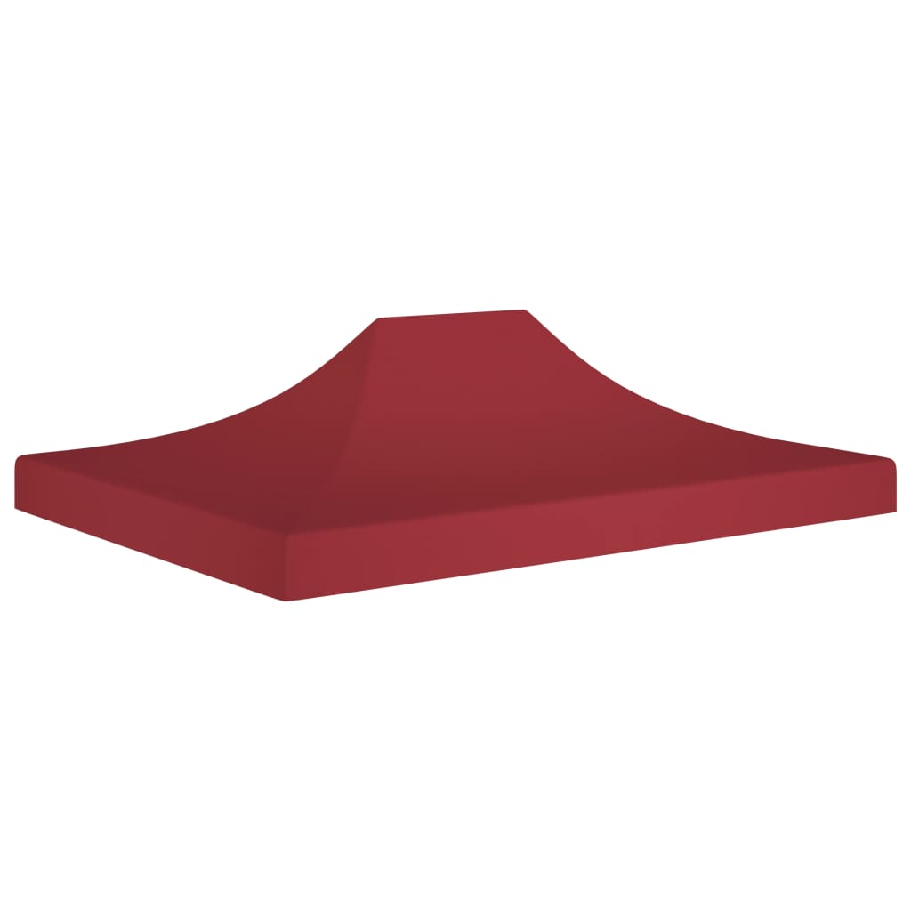 Tetto per Tendone per Feste 4x3 m Rosso Borgogna 270 g/m² - homemem39