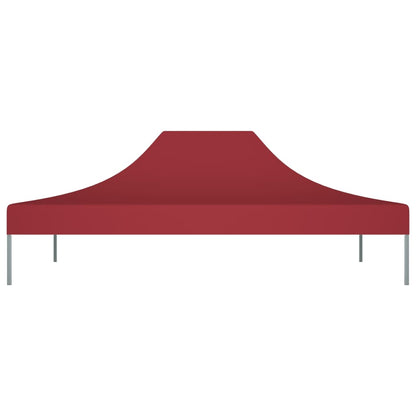 Tetto per Tendone per Feste 4x3 m Rosso Borgogna 270 g/m² - homemem39