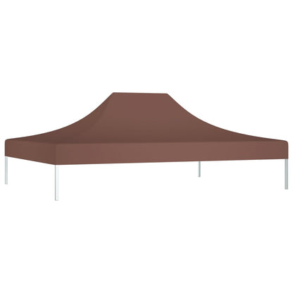 Tetto per Tendone per Feste 4x3 m Marrone 270 g/m² - homemem39