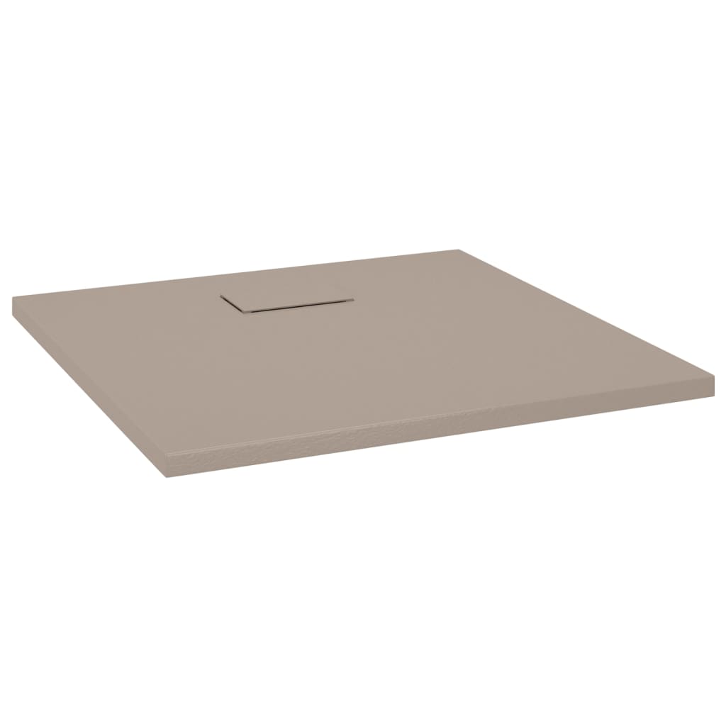 Piatto Doccia in SMC Marrone 80x80 cm - homemem39