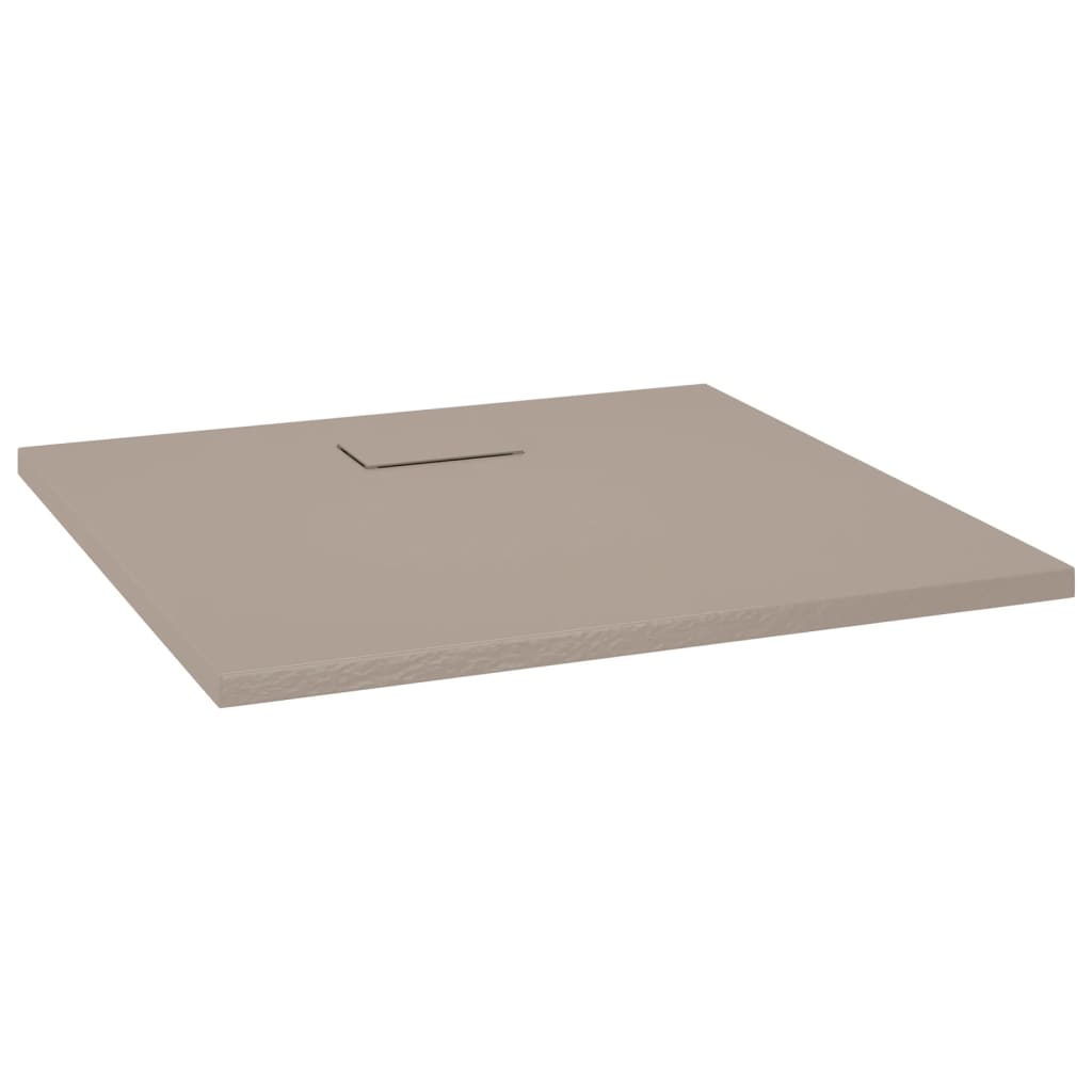 Piatto Doccia in SMC Marrone 90x80 cm - homemem39