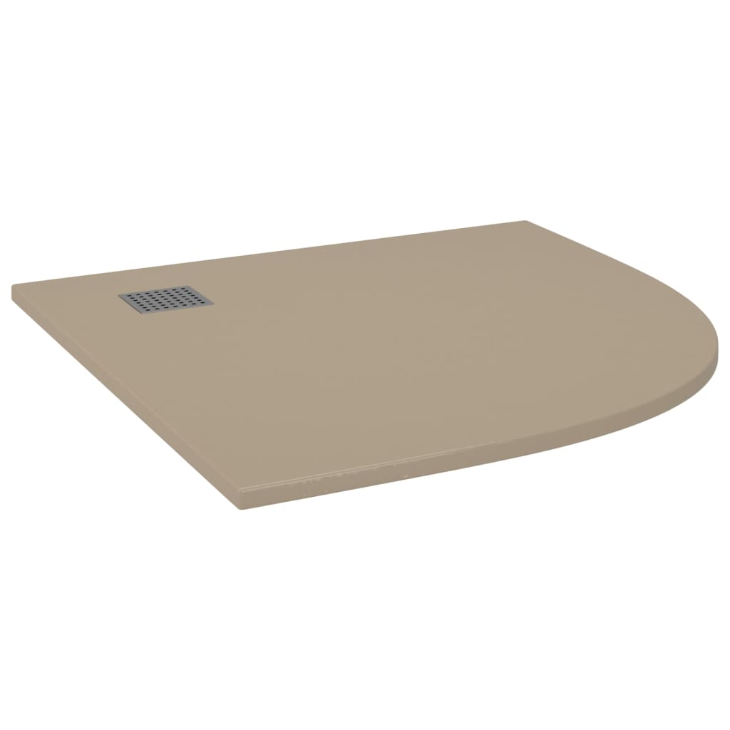 Piatto Doccia in SMC Marrone 90x90 cm - homemem39