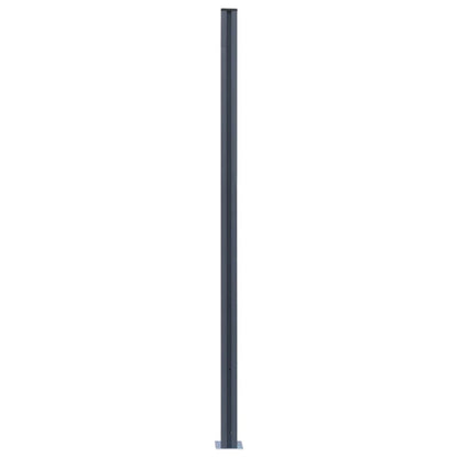 Pali di Recinzione 3 pz Grigio Scuro 185 cm in Alluminio - homemem39