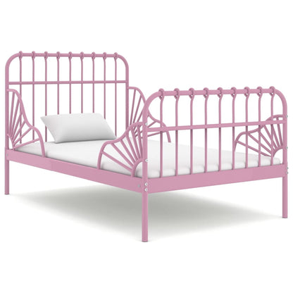 Giroletto Estendibile Rosa in Metallo 80x130/200 cm - homemem39