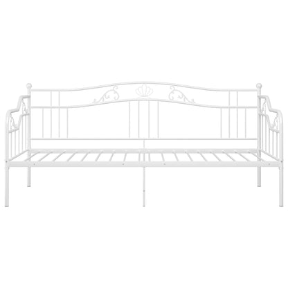 Telaio Divano Letto Bianco in Metallo 90x200 cm - homemem39