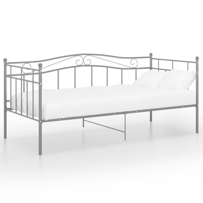 Telaio Divano Letto Grigio in Metallo 90x200 cm - homemem39