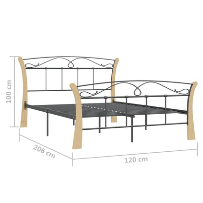 Giroletto Nero in Metallo 120x200 cm - homemem39