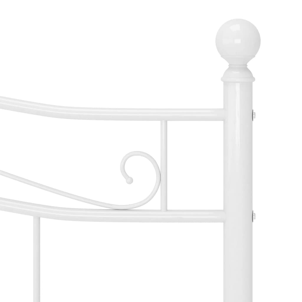Giroletto Bianco in Metallo 160x200 cm - homemem39