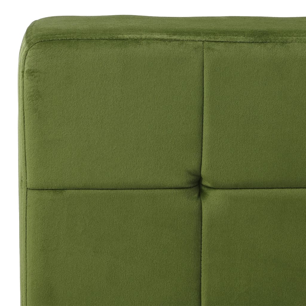 Poltrona Relax 65x79x87 cm Verde Chiaro in Velluto - homemem39