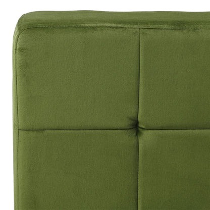 Poltrona Relax 65x79x87 cm Verde Chiaro in Velluto - homemem39