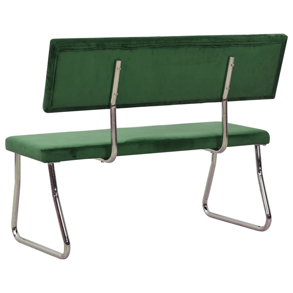 Panca 110 cm in Velluto Verde Scuro - homemem39