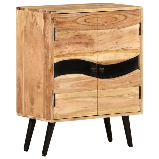 Credenza 57x34x75 cm in Legno Massello di Acacia - homemem39