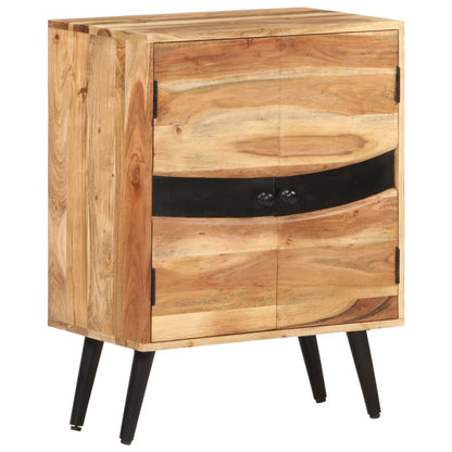 Credenza 57x34x75 cm in Legno Massello di Acacia - homemem39