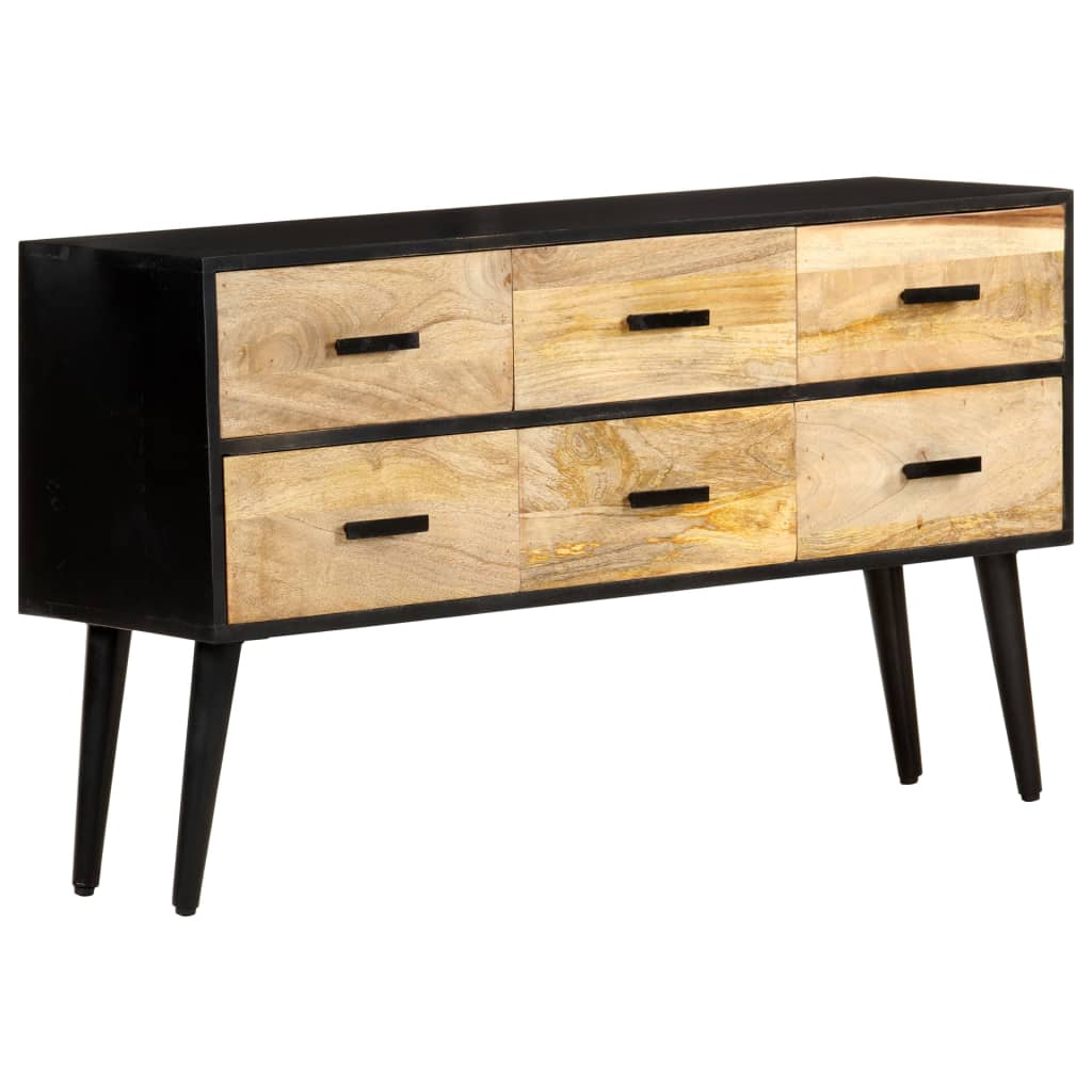 Credenza 110x33x64 cm in Legno Massello di Mango - homemem39