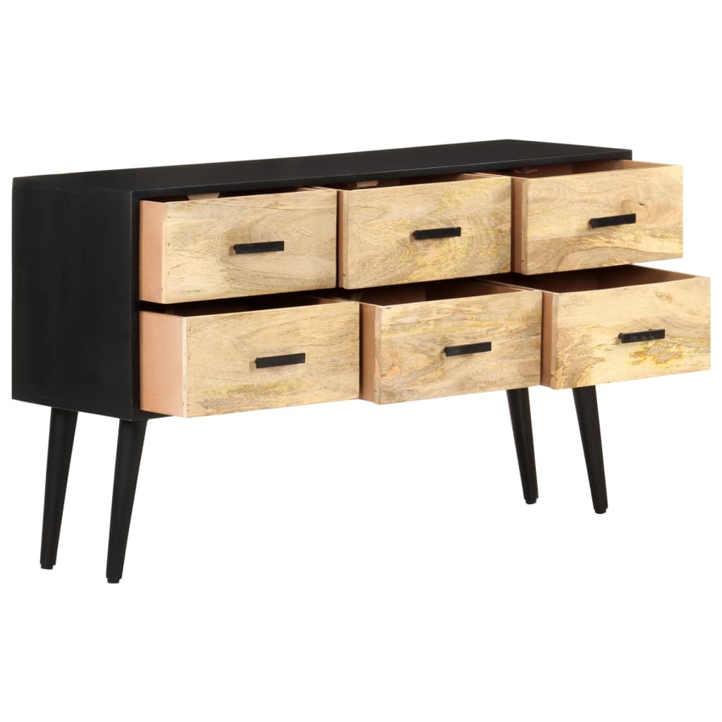 Credenza 110x33x64 cm in Legno Massello di Mango - homemem39