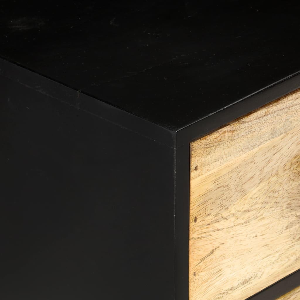 Credenza 110x33x64 cm in Legno Massello di Mango - homemem39