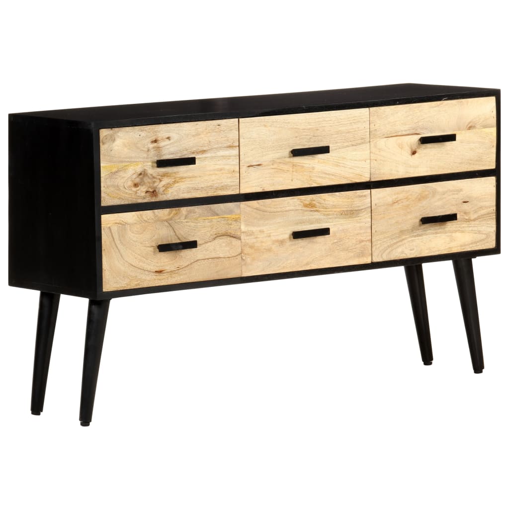 Credenza 110x33x64 cm in Legno Massello di Mango - homemem39