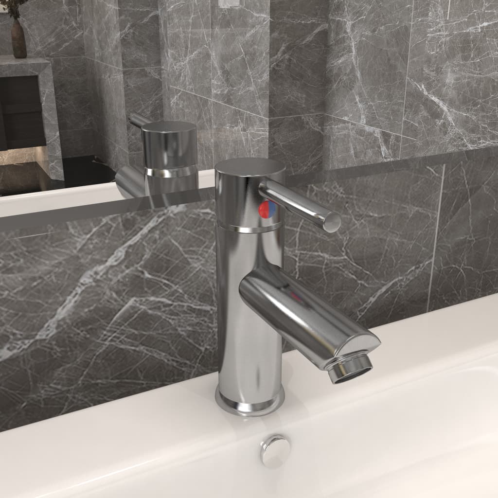 Rubinetto per Lavabo del Bagno Argento 130x176 mm - homemem39