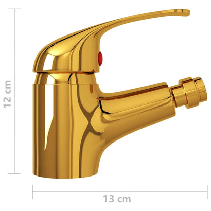 Rubinetto Miscelatore per Bidè Oro 13x12 cm - homemem39