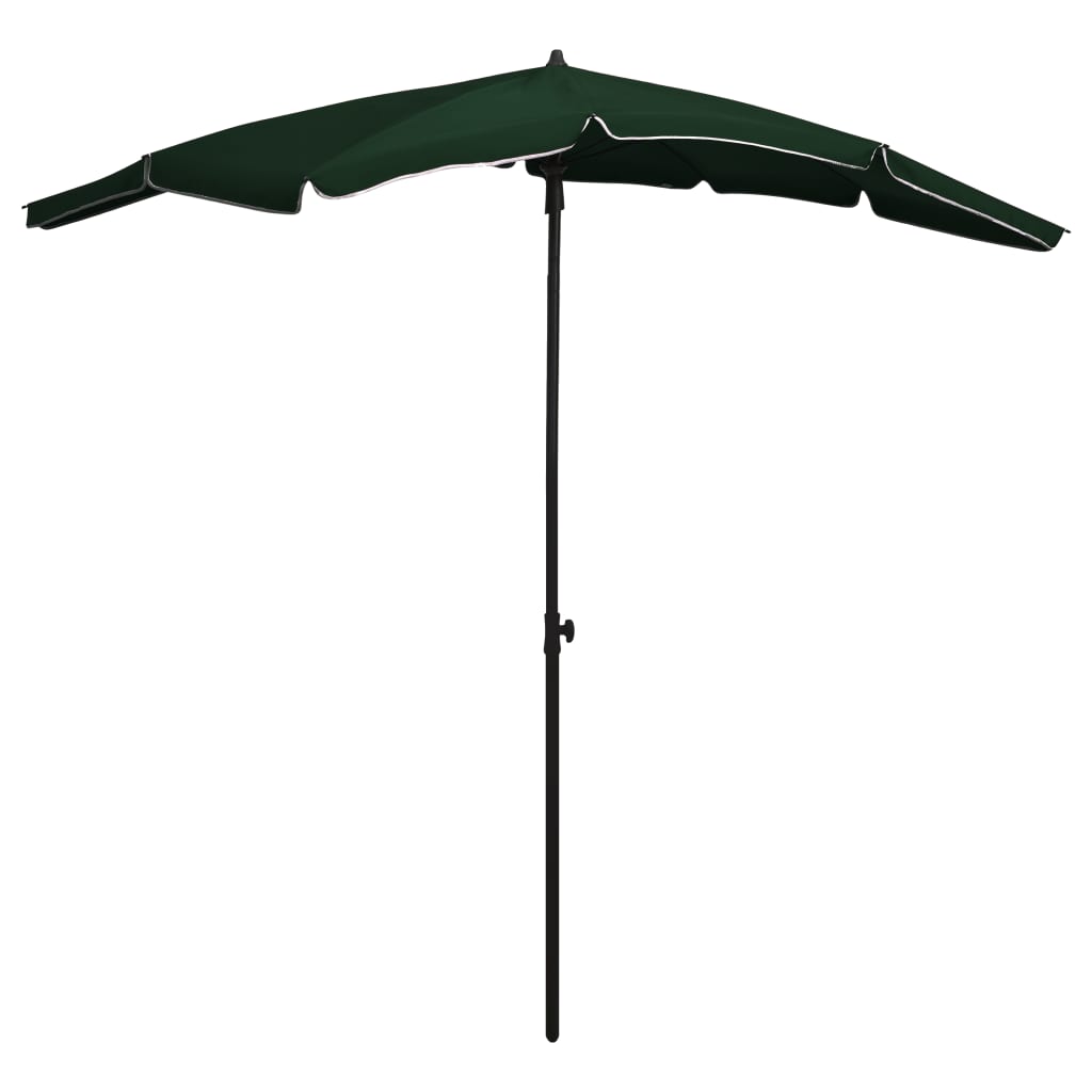 Ombrellone da Giardino con Palo 200x130 cm Verde - homemem39