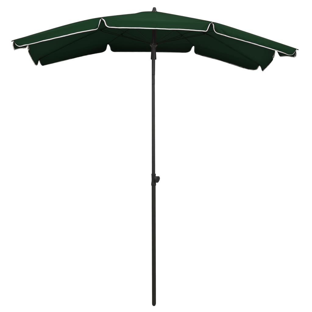 Ombrellone da Giardino con Palo 200x130 cm Verde - homemem39