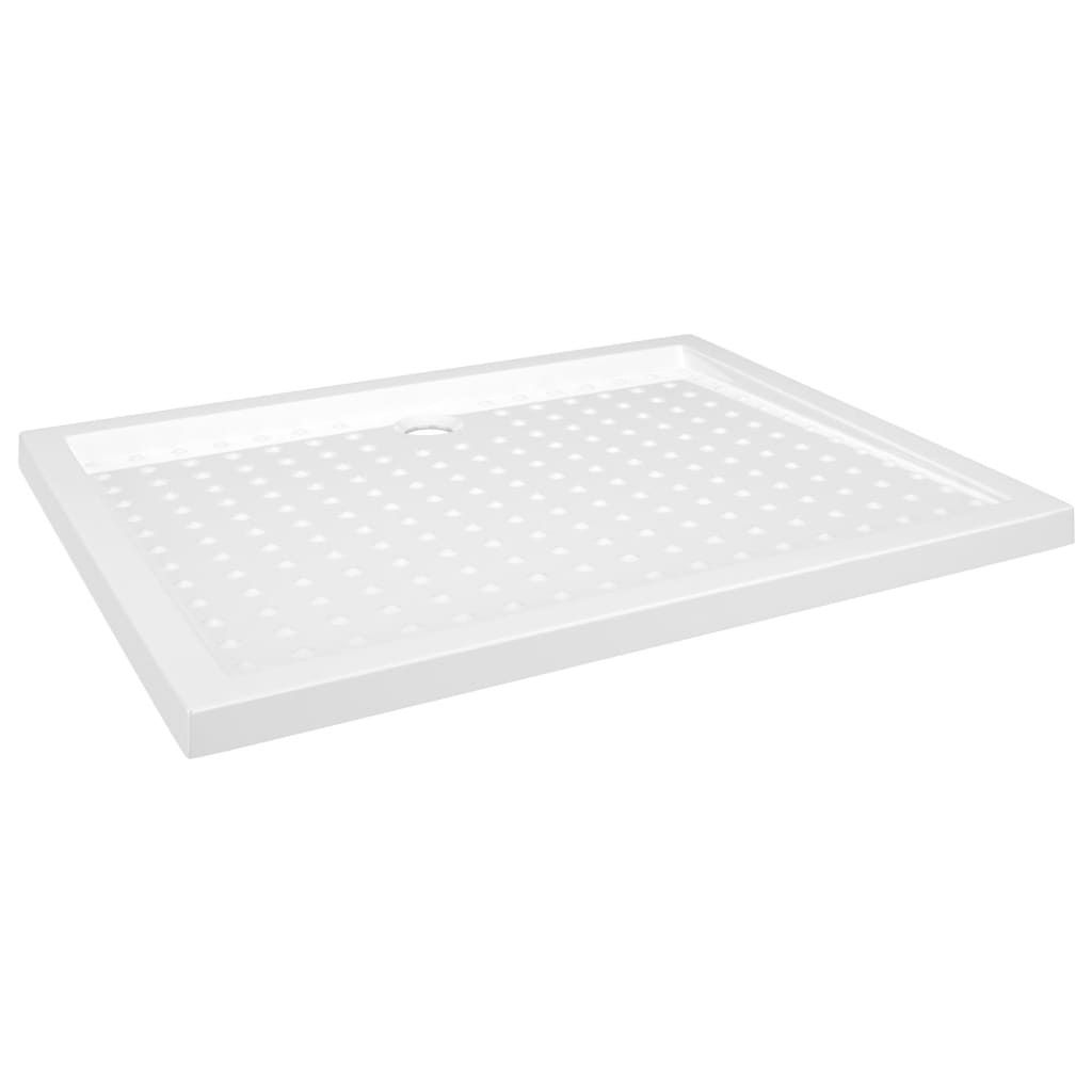 Piatto Doccia con Superficie Puntinata Bianco 80x100x4cm in ABS - homemem39