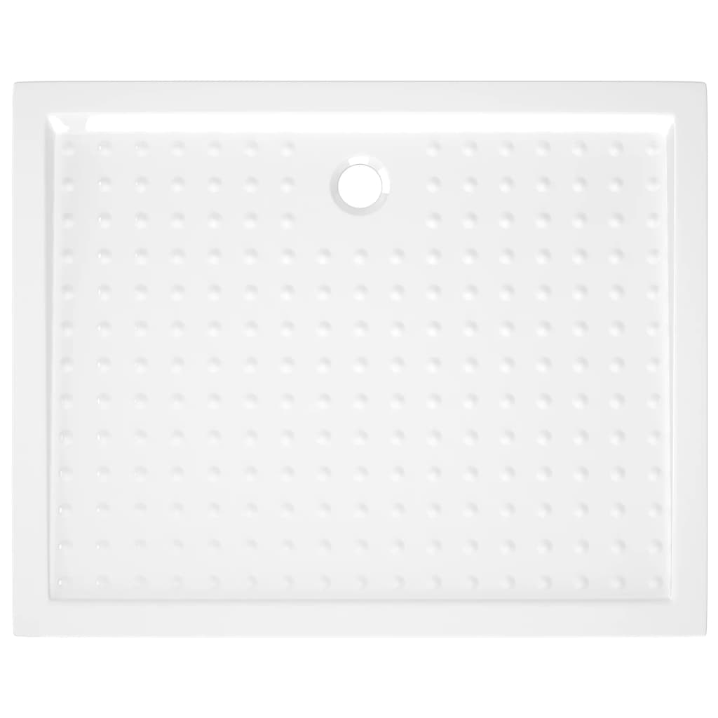 Piatto Doccia con Superficie Puntinata Bianco 80x100x4cm in ABS - homemem39