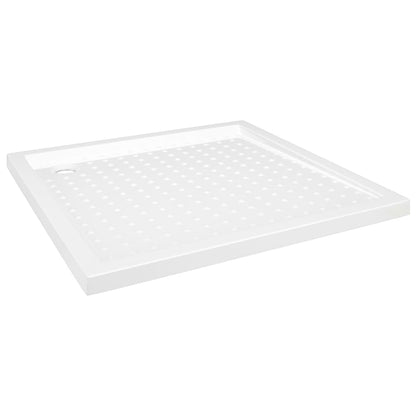 Piatto Doccia con Superficie Puntinata Bianco 90x90x4 cm in ABS - homemem39