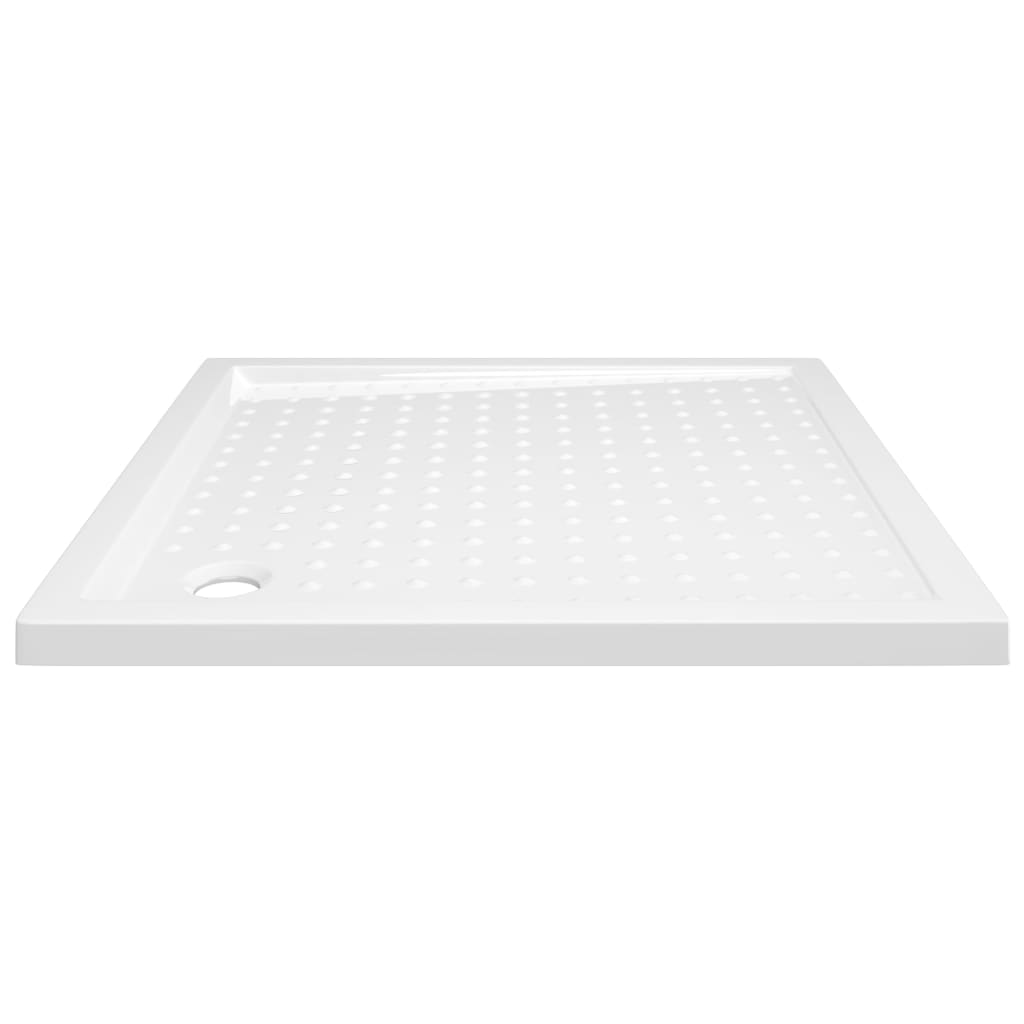 Piatto Doccia con Superficie Puntinata Bianco 90x90x4 cm in ABS - homemem39