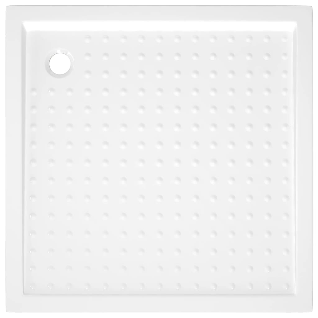 Piatto Doccia con Superficie Puntinata Bianco 90x90x4 cm in ABS - homemem39