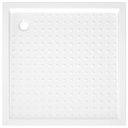 Piatto Doccia con Superficie Puntinata Bianco 90x90x4 cm in ABS - homemem39