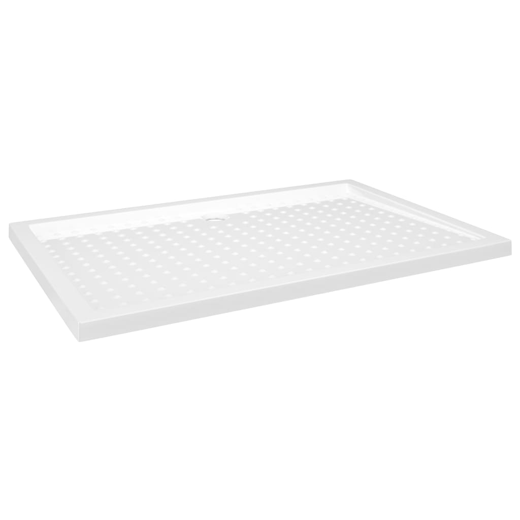 Piatto Doccia con Superficie Puntinata Bianco 80x120x4cm ABS - homemem39