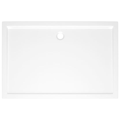 Piatto Doccia in ABS Rettangolare Bianco 80x120 cm - homemem39