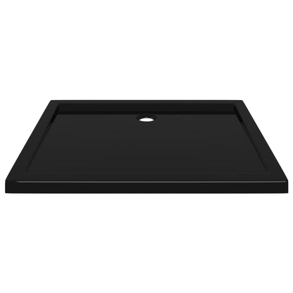 Piatto Doccia in ABS Rettangolare Nero 70x90 cm - homemem39