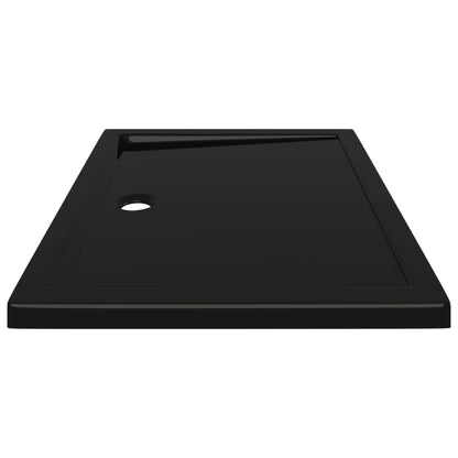 Piatto Doccia in ABS Rettangolare Nero 70x90 cm - homemem39