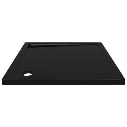 Piatto Doccia Quadrato in ABS Nero 90x90 cm - homemem39