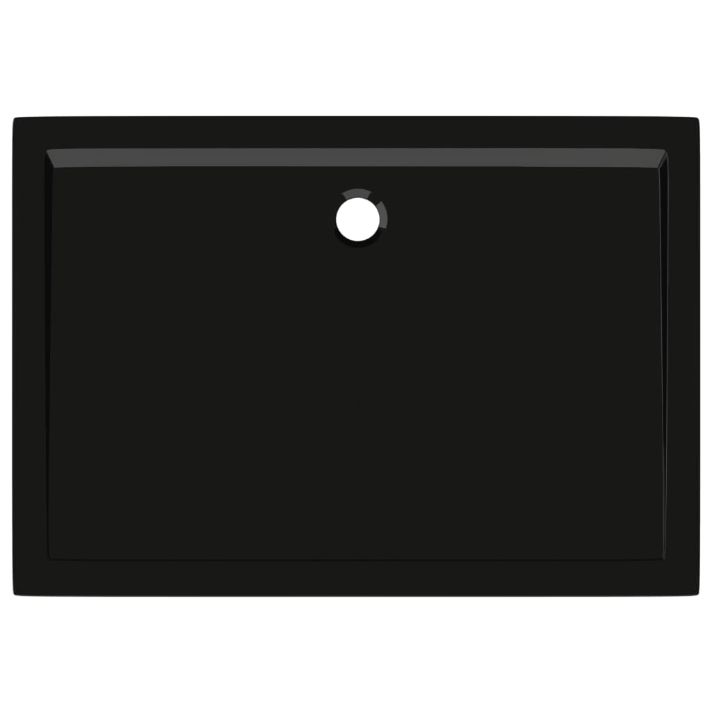 Piatto Doccia in ABS Rettangolare Nero 80x110 cm - homemem39