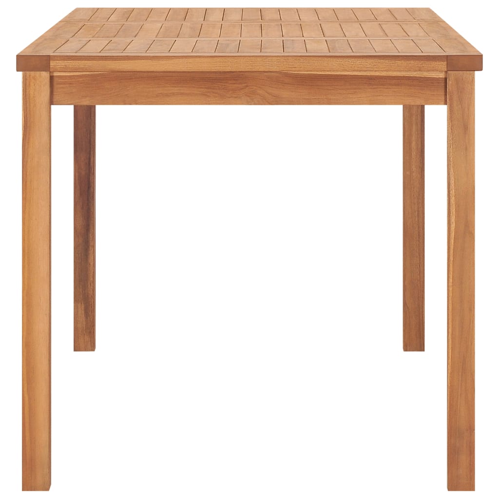 Tavolo da Pranzo da Giardino 140x80x77 cm in Massello di Teak - homemem39