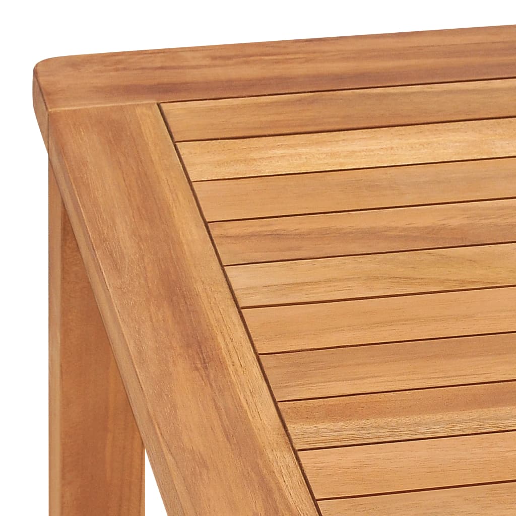 Tavolo da Pranzo da Giardino 140x80x77 cm in Massello di Teak - homemem39