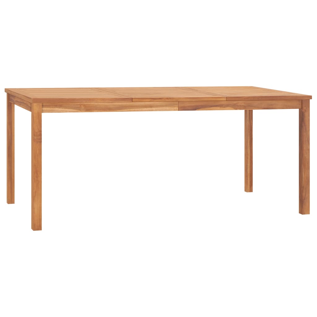 Tavolo da Pranzo da Giardino 180x90x77 cm in Massello di Teak - homemem39