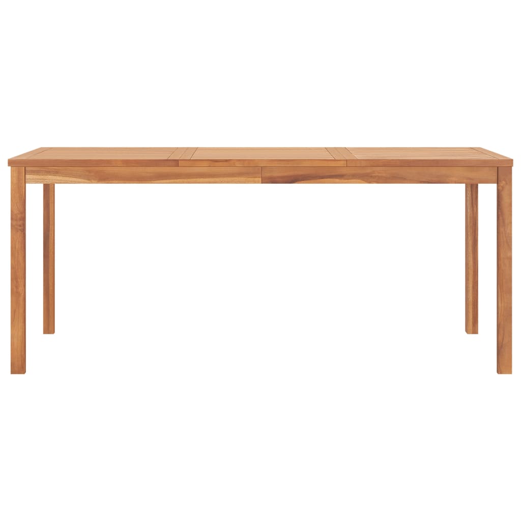 Tavolo da Pranzo da Giardino 180x90x77 cm in Massello di Teak - homemem39