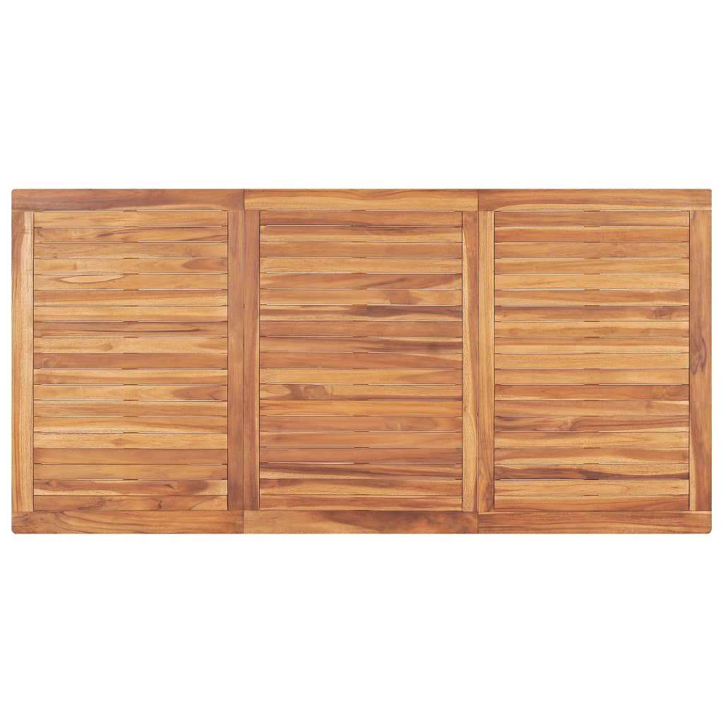 Tavolo da Pranzo da Giardino 180x90x77 cm in Massello di Teak - homemem39